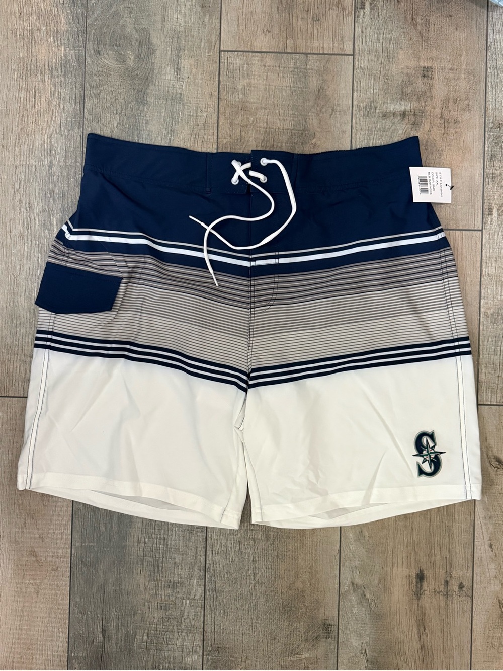 Seattle Mariners Swim Shorts – XXL – NWT